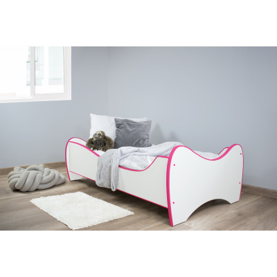 Detská posteľ Top Beds MIDI HIT 140cm x 70cm ružová